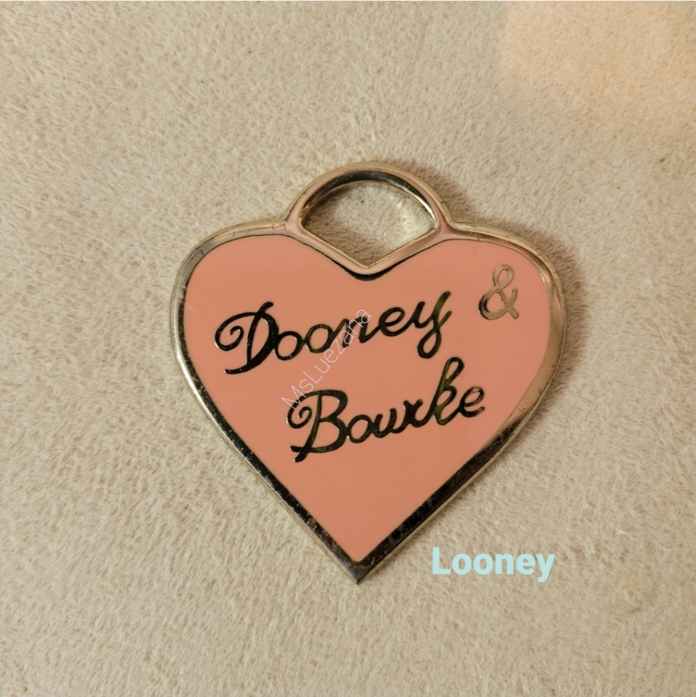 Dooney Bourke Pink Enamel Charm